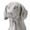 Glitzhome® 28.25" Light Gray Sitting Labrador Retriever Dog Statues, 2ct.